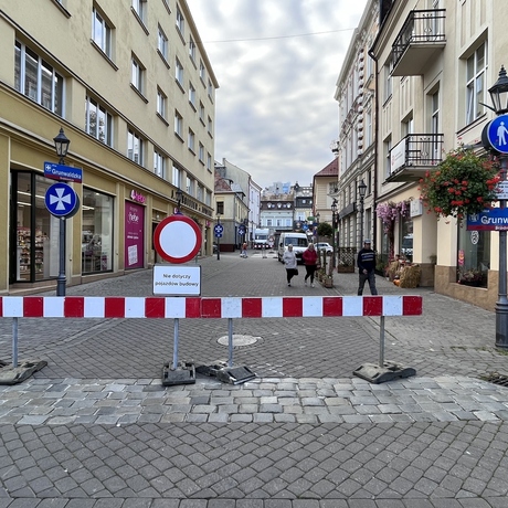 Przebudowa ul. Grunwaldzkiej [październik 2023] - fot 9